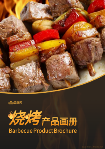 小吃烧烤制品烤串产品画册
