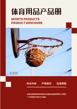体育器材比赛训练用品产品画册