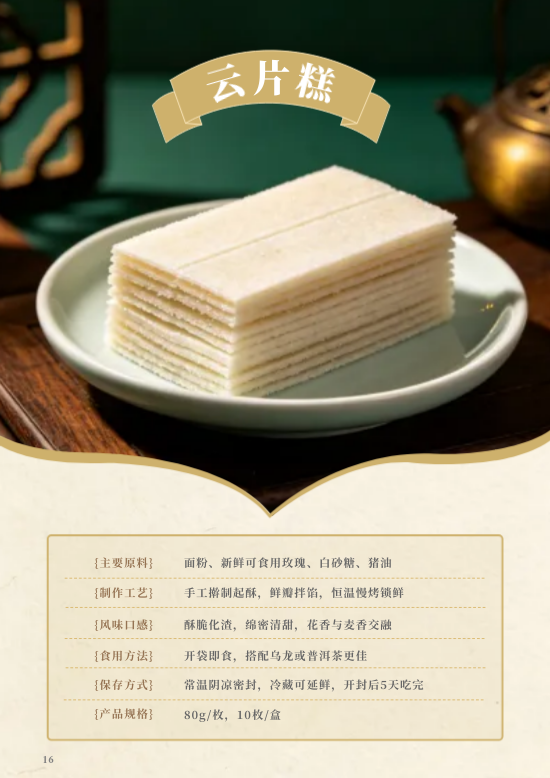中式传统手工糕点产品目录册模板 - 第16页