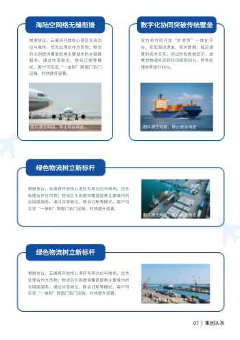进出口贸易服务港口企业内刊模板 - 第7页