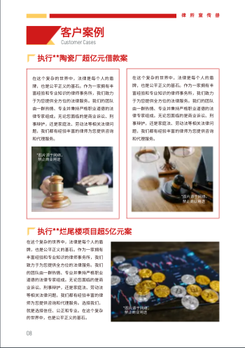 法律律师事务所宣传画册模板 - 第8页