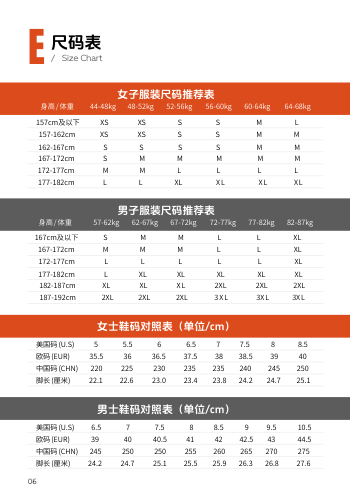 休闲运动服鞋袜产品手册制作 - 第6页