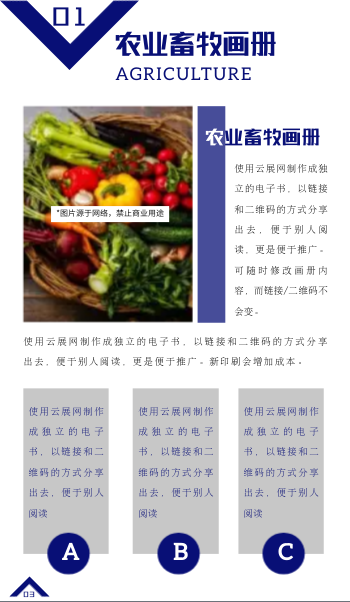 农林畜牧有机生态农产品宣传画册模板 - 第6页