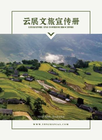 城市特色文化旅游宣传册模板