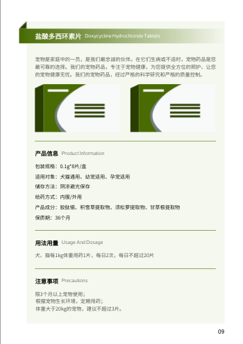 宠物应急药宠物专用药产品画册制作 - 第9页