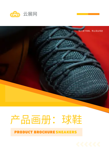 专业比赛球鞋运动鞋产品画册