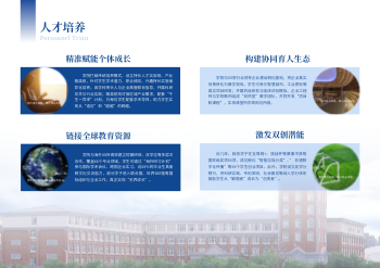 大学商学院高考招生横版画册模板 - 第4页