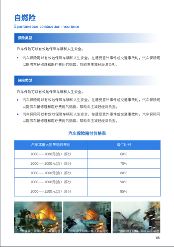 车辆损失险车险产品画册模板 - 第5页