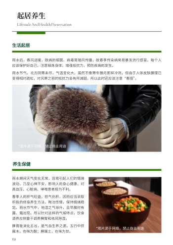 雨水节气节令知识介绍画册制作 - 第8页