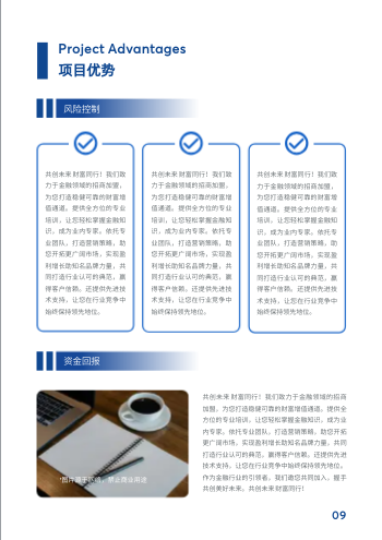 金融投资融资项目招商画册模板 - 第9页